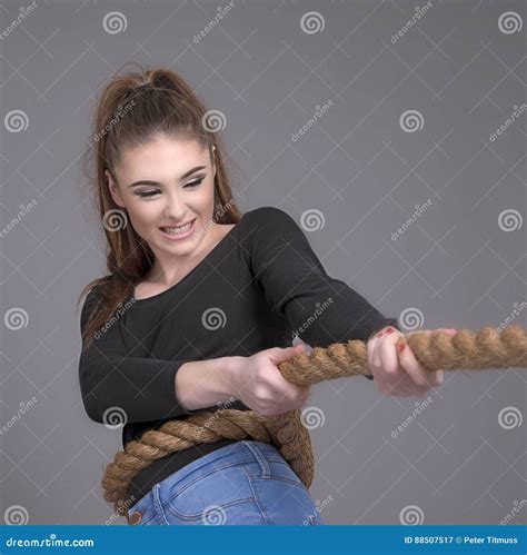 2 girls pulling a rope|974 Girl Pulling Rope Stock Photos & High